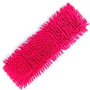 Mikrofaser Flachwischmopp Ersatzbezug hellrosa Chenille Reinigungstuch fuer den Haushalt