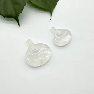 Natural crystal teardrop pendant DIY handmade necklace jewelry accessories clear gemstone charm
