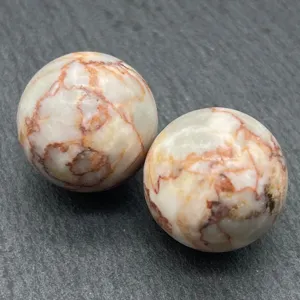 20mm natural stone sphere crystal ball mineral specimen macro detail display for home decor