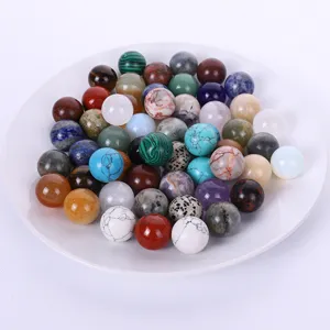 Natural Crystal Gemstone Ball Polished Mineral Sphere Home Decor Specimen