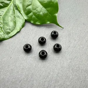 8mm Pietra Naturale Grande Foro Perle Tonde 3mm Perle Sciolte DIY Bracciale Gioielli