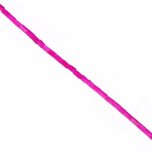 Pink crystal tube beads gemstone loose beads for DIY jewelry making accessories crafting