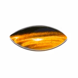 Gemma naturale occhio di tigre cabochon taglio marquise per montatura anelli e gioielli