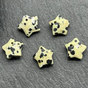 Faceted star gemstone beads for DIY jewelry making earrings necklace crafts supplies