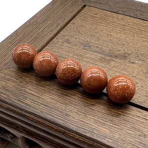 10mm brown goldstone round beads sparkling gemstone DIY jewelry making loose beads components