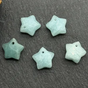 12mm faceted star crystal stone pendant DIY charm for handmade earrings necklace jewelry making