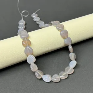 12mm natural stone heart agate beads DIY jewelry making bracelet necklace accessories