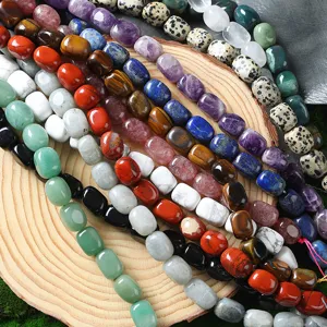 Natural Stone Irregular Rectangle Loose Beads Spacer Beads For DIY Jewelry Making Crafting Supplies Bracelet Necklace
