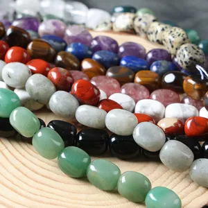Natural gemstone beads 17x12mm irregular rectangle loose beads for DIY jewelry making wholesale