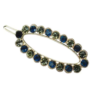 Korean fashion crystal hair clip elegant rhinestone spring barrette for women hair accessories
