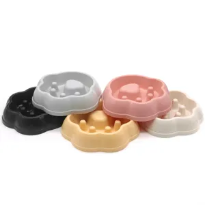 Pet Slow Feeder Bowl Anti-Gulping Dog Bowl Non-Slip Pet Bowls for Cats and Dogs