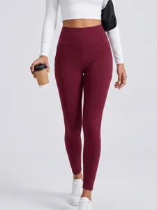 Pantaloni da Yoga a Vita Alta Controllo Pancia Foderati in Pile da Donna Inverno Ispessiti Caldi Aderenti Fitness Leggings Sportivi