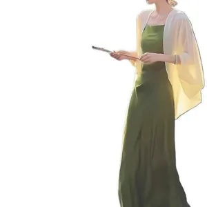 Elegant sheer cardigan shawl for women, versatile lightweight cape cover-up for summer sun protection.