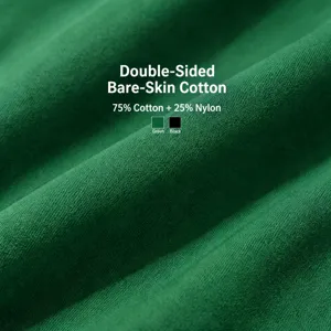 Nylon spandex double-faced fabric close-up view, premium fitness yoga romper material texture display.