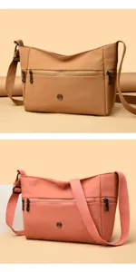 Casual women's Oxford cloth crossbody shoulder bag large capacity travel everyday bag