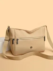 Oxford Fabric Crossbody Bag For Women Casual Large Capacity Travel Shoulder Bag Waterproof Multi Pocket Handbag