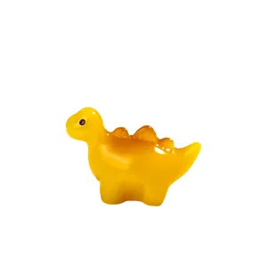 Glossy Resin Little Dinosaur Figurine DIY Craft Accessories Cartoon Cute Desktop Ornament