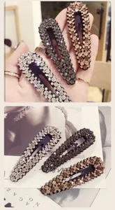 Strass Haarnadeln glitzernde Kristall Haarspangen schicke modische Haarstyling Accessoires