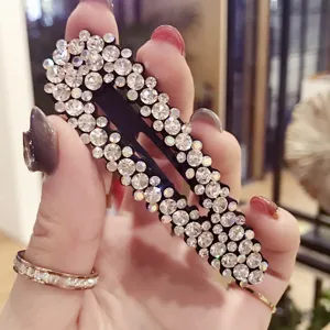 Glänzende Strass BB Haarnadel, funkelnde Kristall Seitenklemme für Frauen tägliches Styling.