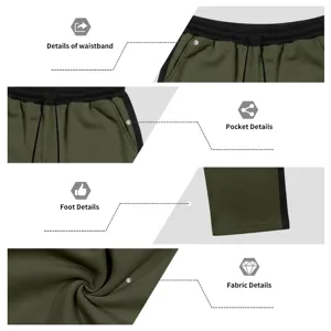 Men's fleece lined wide leg sweatpants with side contrast, heavyweight knit casual pants.