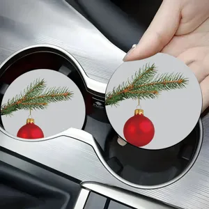 Voiture sous-tasse ronde absorbante pour porte-tasse insertion decoration de fete cadeau