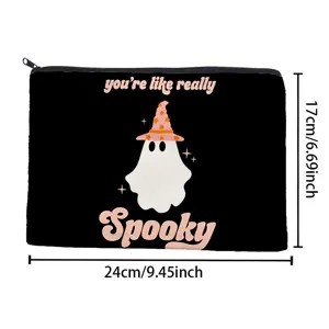 Halloween gruselig Geist Kosmetiktasche Reißverschluss Make-up Tasche Reise tragbare Waschtasche