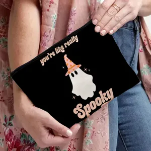 Halloween Geist Kosmetiktasche tragbare Reißverschluss Make-up Tasche Reise Aufbewahrung