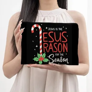 Weihnachten gedruckte Kosmetiktasche tragbare Reise Make-up Aufbewahrung tasche fuer Frauen