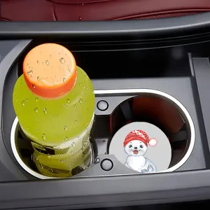 Carino sottobicchiere per portabicchieri auto con animale simpatico tappetino antiscivolo.