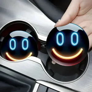 Silikon Auto Tassenhalter Untersetzer Antirutsch Wasserabsorbierend Cartoon Auto Innenraum Untersetzer Matte Für Universal Auto