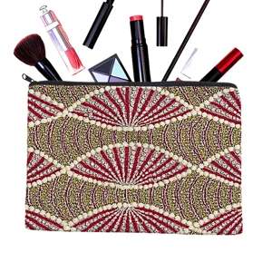 Diamond painting cosmetic bag zipper clutch purse DIY rhinestone makeup storage pouch organizer