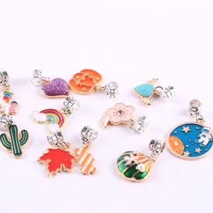 Enamel alloy DIY charms assortment for handmade bracelets, necklaces and earrings jewelry making.