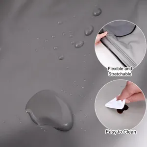Waterproof TPU apron fabric main image displaying oil-proof and easy-clean material surface.