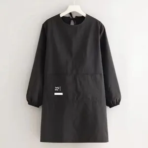 Grembiule impermeabile a manica lunga abbigliamento da cucina unisex casacca tasca