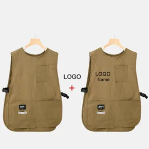 Waterproof work vest apron for bakery kitchen cafe salon barista uniform custom logo