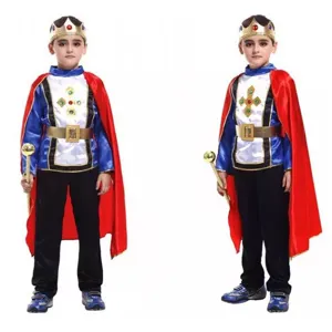 Conjunto de Disfraz de Principito para Niños para Halloween Actuación Escénica Día del Niño Niños Niñas Capa Corona