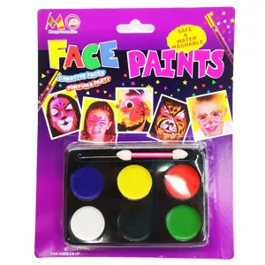 Halloween Face Body Paint Palette Washable Oil Painting Kit Multi Color Makeup Set For Party Cosplay Festival Performance