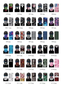 Versatile magic headscarf outdoor sports tubular bandana sun protection breathable mask.
