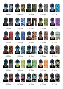 Versatile outdoor magic headscarf UV protection face mask sports neck gaiter collection
