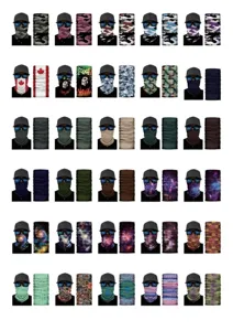 Multi-functional outdoor magic headband breathable face mask sports windproof cycling bandana