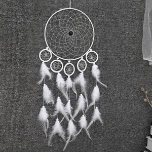 Handmade Feather Dream Catcher Indian Style Wall Hanging Ornament Home Decor Bedroom Living Room
