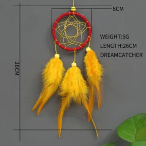 Indischer Stil Traumdraenger Anhaenger handgemachte Wandbehang Dekoration fuer Freunde