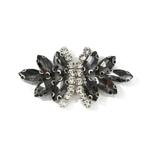 Rhinestone bow crystal patch sparkling glass apparel accessory for shoes garments DIY crafts