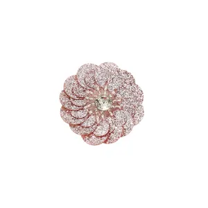 Parche de flor de lentejuelas rosa DIY ropa hecha a mano accesorios zapatos detalle