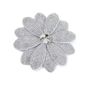 Rhinestone flower patch crystal brooch shoe accessory DIY sparkling clothing craft details