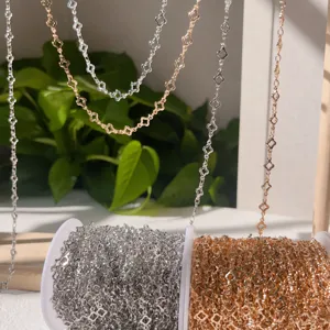 Catena trifoglio in metallo fai da te creazione gioielli rotolo collana bracciale