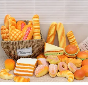 Pane di simulazione modello PU a rimbalzo lento giocattolo educazione decorazione casa