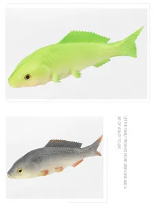 PU simulation fish model set fake fish photography props for home decor and food display.