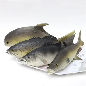 Pesce simulato in PU giocattolo modello animale marino finto pesce realistico decoro