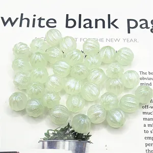 Perles citrouille sirène en acrylique pour bijoux DIY bracelet collier coque de téléphone